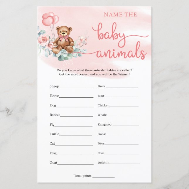 Chame Os Bebês Jogo Do Urso De Teddy Eucalyptus (Frente)