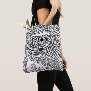 Chameleon Face Bolsa