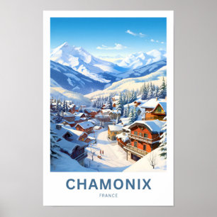 Chamonix França Viagem Impressão