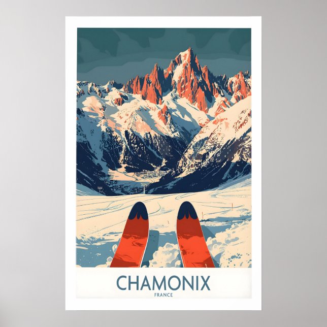 Chamonix Wall Art Poster 1 (Frente)