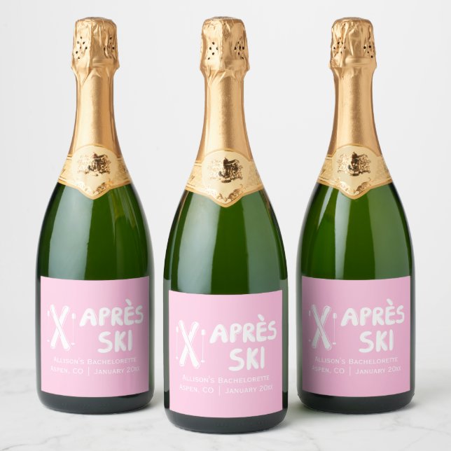 Champagne de Festa de Despedida de Solteira Pink A (Garrafas)