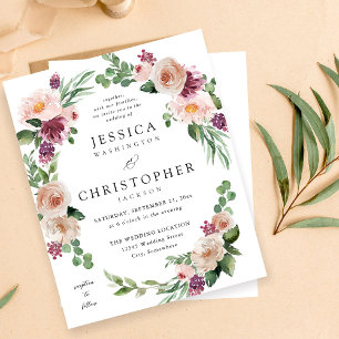Champagne de orçamento e Casamento Floral Rosa 2