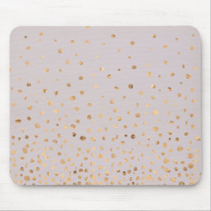 Champagne Dourado cor-de-rosa borbulha Mousepad