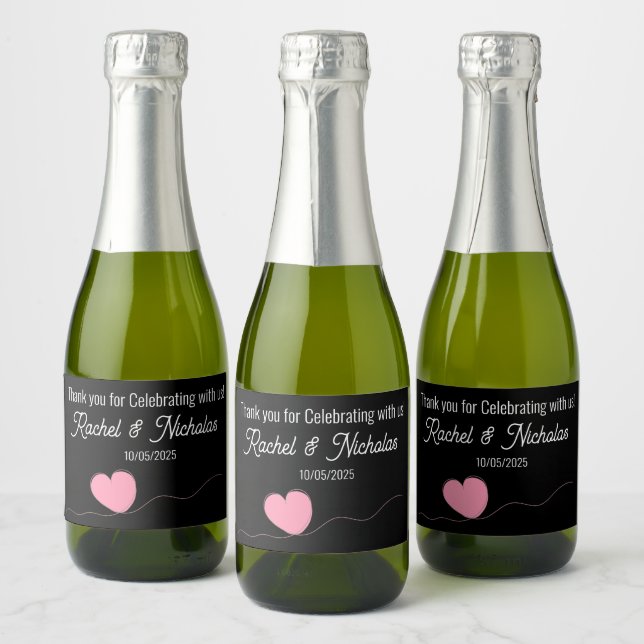 Champagne mini bottles favors personalized (Garrafas)