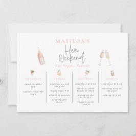 Champanhe de coquetel de água no fim de semana