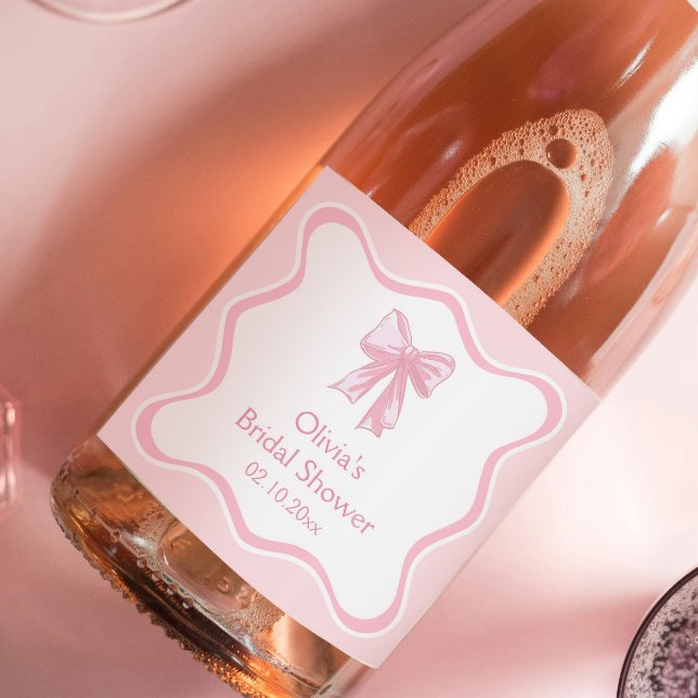 Champanhe do Chá de panela do Casando rosa (Criador carregado)