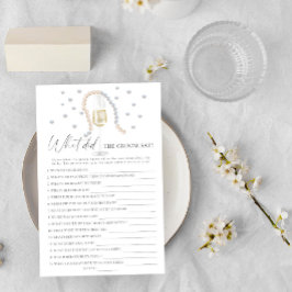 Champanhe - O que disse o noivo jogo de noiva?