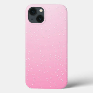 Champanhe Rosa com Arte de Fundo das Pequenas Bolh