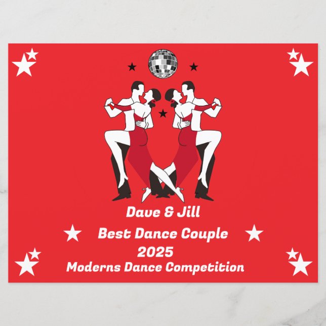 Champiões dançantes de salão (Frente)