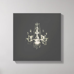 Chandelier Elegance - Canvas