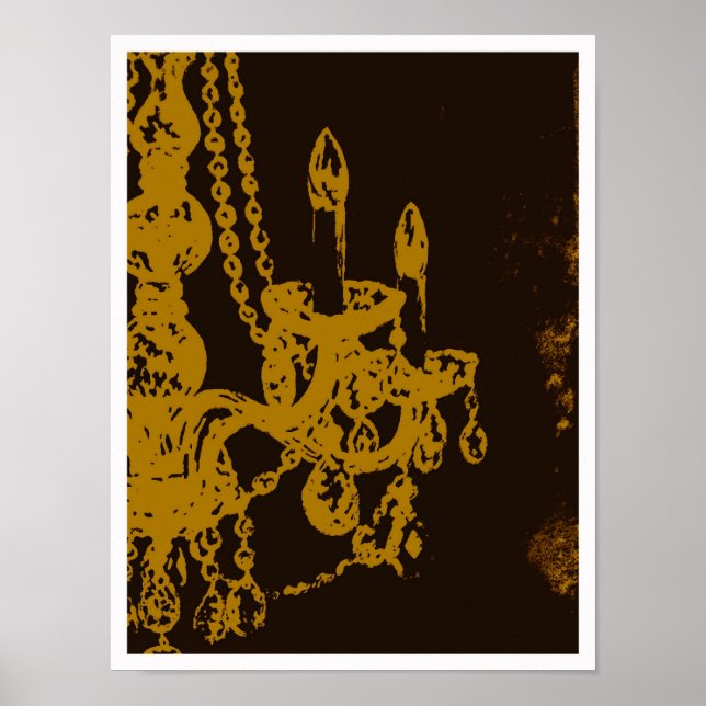 Chandelier Glamor ~ Impressão / Poster (Frente)