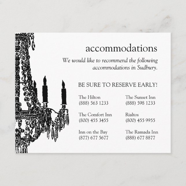 Chandelier Salve o Convite de Data (Frente)