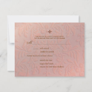 Chandelier ~ Wedding Reply ~ Grandes Cartões RSVP