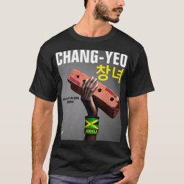CHANG YEO. Camiseta Básica Escura