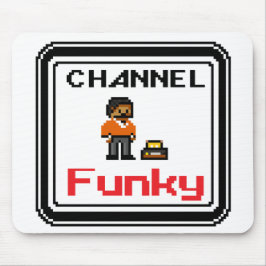 Channel Funky Pixel Art Mouse Pad