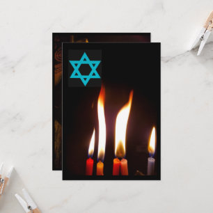 Chanukah candle chama, Estrela do Convite David
