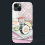 Chapa de Sushi com Chopsticks<br><div class="desc">Megan Meagher pintou este prato delicioso de sushi sorvido,  completo com um par de pauzinhos para ajudá-lo a curtir a refeição. Você pode quase sentir este maravilhoso lanche! Comprar seu impressão hoje!</div>