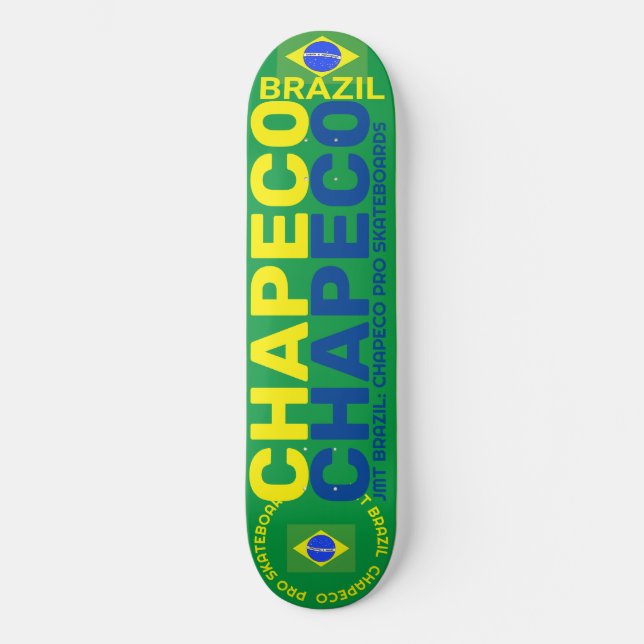 CHAPECO JMT BRAZIL 8 1/4" Deck de Skate (Frente)
