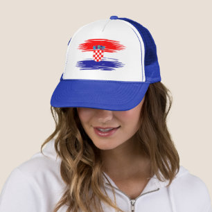 Chapéu da Bandeira da Croácia – Boné de Beisebol P