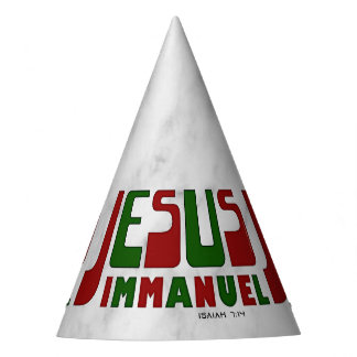 Chapéu De Festa 02" JESUS, Natal de Immanuel "