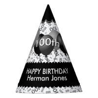100th Teste padrão do número do aniversário