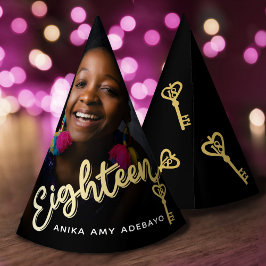 Chapéu De Festa 18.º aniversário - chave fotográfica personalizada