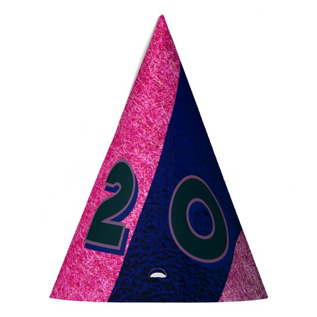 Chapéu De Festa 2025 NYE party hat in SUNSET AFTERGLOW (Esquerda)