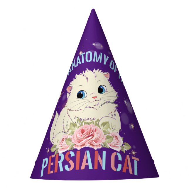 Chapéu De Festa A Anatomia Do Gato Persa (Frente)