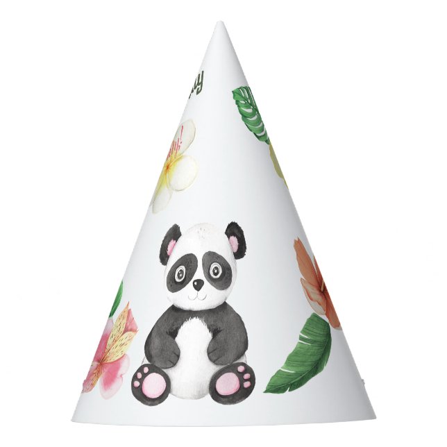 Chapéu De Festa A Selva Tropical Safari Primeiro Aniversário (Frente)