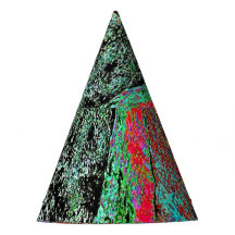 Chapéu de festa abstrato ousado, textura adorável 