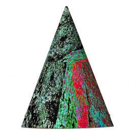 Chapéu de festa abstrato ousado, textura adorável
