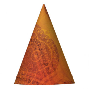 Chapéu De Festa Aceitação Medalhões Amarelo Vermelho Laranja