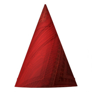 Chapéu De Festa Aceitação Padrão de Boho Eclético Vermelho