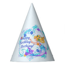 Adicionar Nome Texto Sereia Loira Azul Mauve Aqua