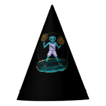 Alienígena de Espaço de Jogada de Basquete