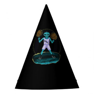Chapéu De Festa Alienígena de Espaço de Jogada de Basquete