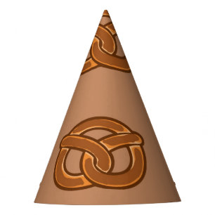 Chapéu De Festa Amantes de Pretzels Salgados Forma de Loop de Assa