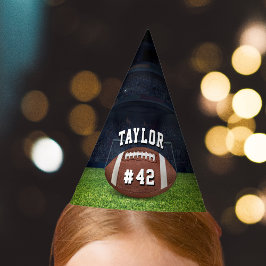 Chapéu De Festa American Football Field Name Team Jersey Number