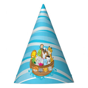 Chapéu De Festa Animais do bebê do tema da arca de Noah