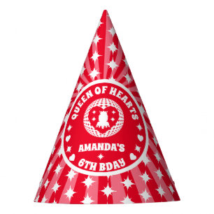 Chapéu De Festa Aniversário da Rainha Vermelha dos Corações