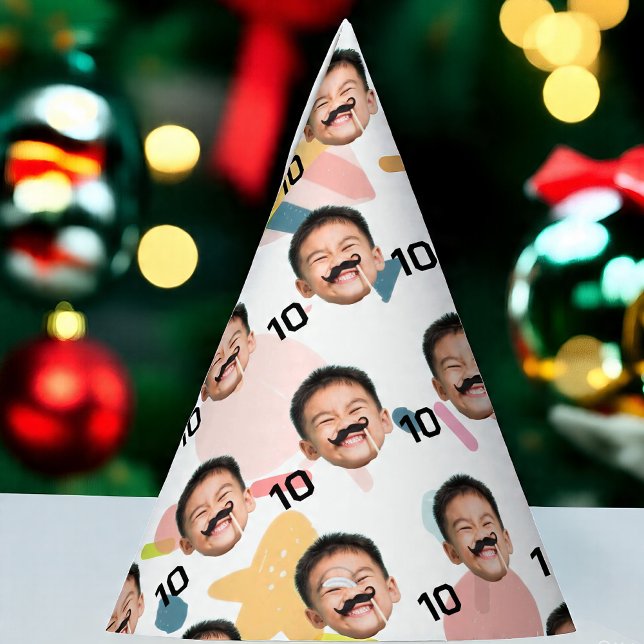 Chapéu De Festa Aniversário de 40 anos 20 Personalizado Face 10º (Criador carregado)