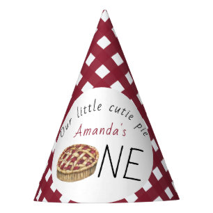 Chapéu De Festa Aniversário de criança de Pizza de Aquarela