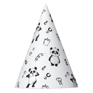 Chapéu De Festa Aniversário de criança Moderno de Panda