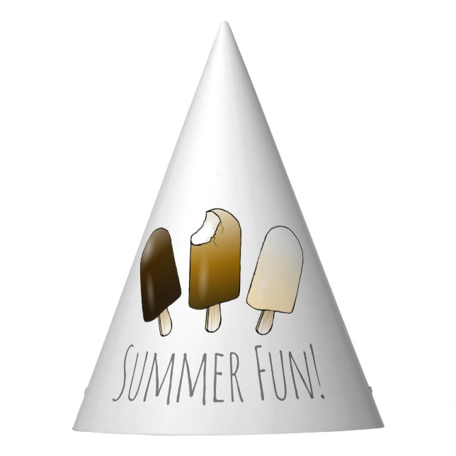 Chapéu De Festa Aniversário de Diversão de Verão (Frente)