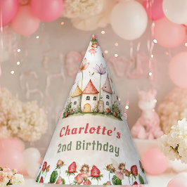 Chapéu De Festa Aniversário de fada de granizo encantado de morang