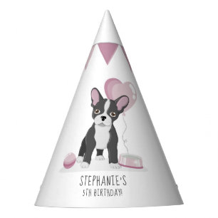 Chapéu De Festa Aniversário do Buldogue Francês