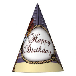 Chapéu De Festa Aniversário do cowboy americano africano