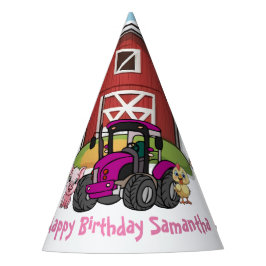 Chapéu De Festa Aniversário do Quartel-General-de-Feira-Rosa-Rosa-