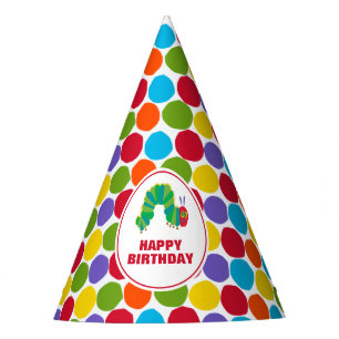 Chapéu De Festa Aniversário muito faminto do Chalkboard da Lagarta