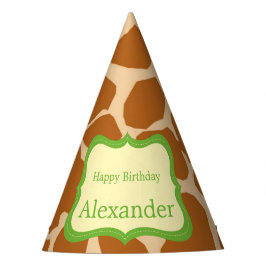 Chapéu De Festa Aniversário neutro animal do género do safari de